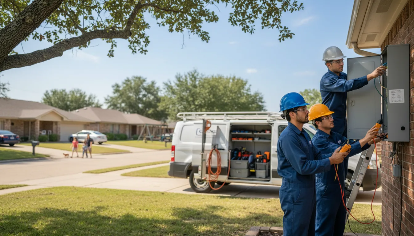 Certified electrician providing emergency electrical services in Fort Mitchell, AL